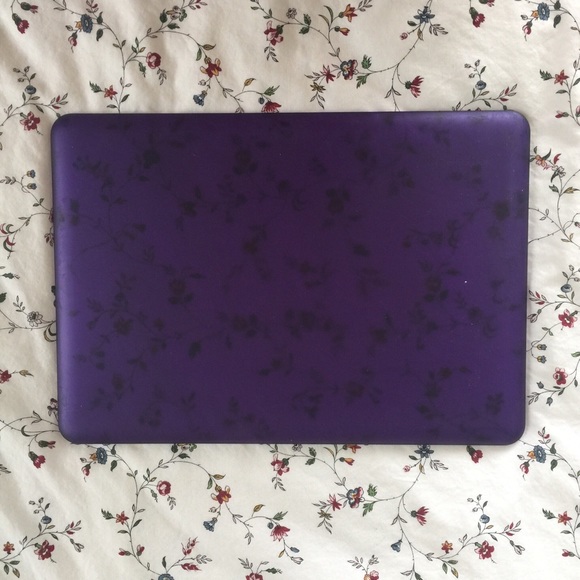 LAPTOP MAC BOOK PRO COVER 💜 ONESIZE PURPLE APPLE PROTECTION - Picture 3 of 4
